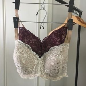 Set of two ThirdLove 24/7 Lace Balconette Bras - 34F